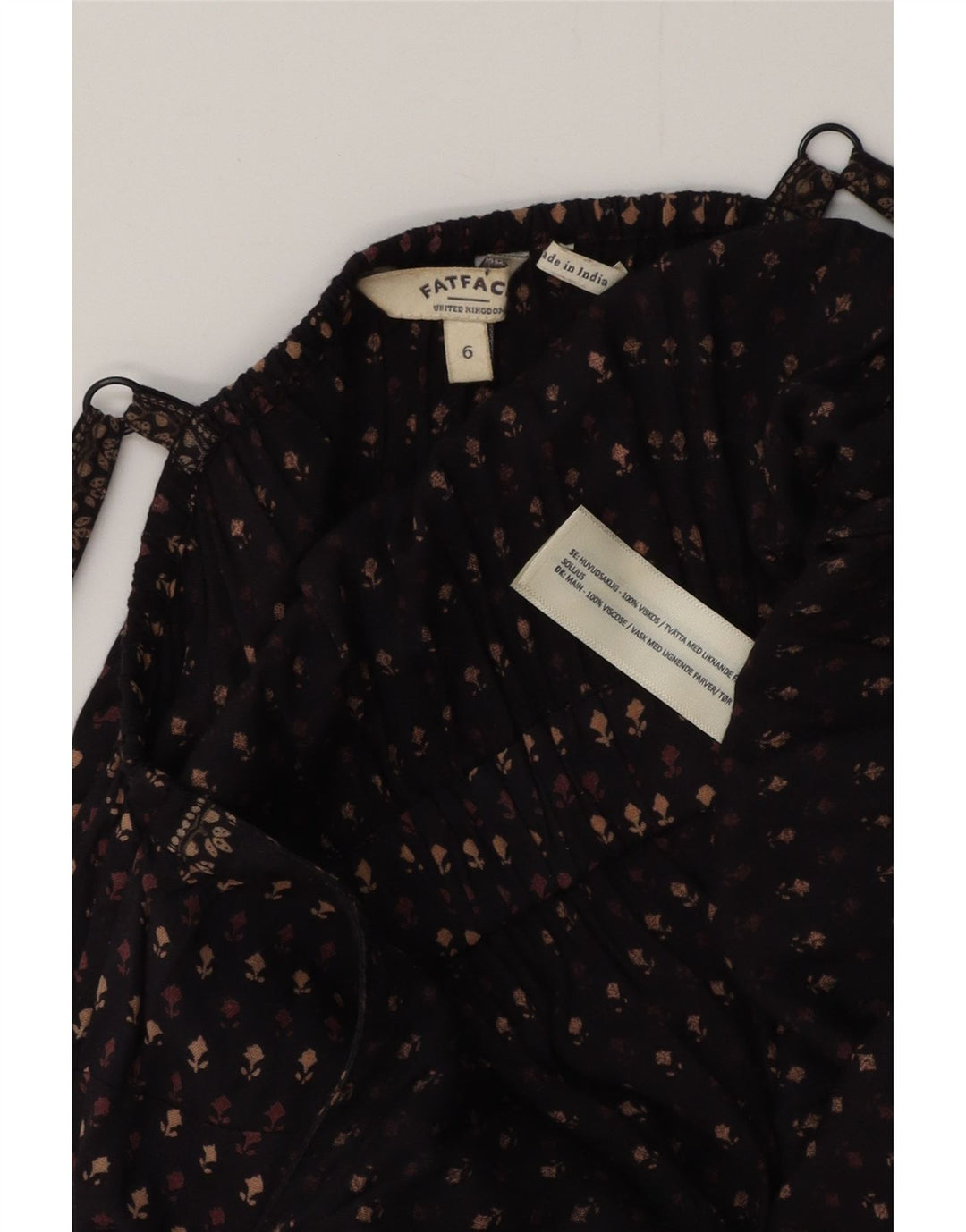 FAT FACE Mono para mujer UK 6 XS Azul marino Viscosa floral