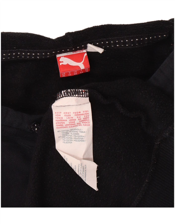 Puma - Sudadera con capucha para mujer, talla grande, color negro