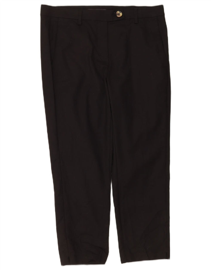Marks & Spencer Pantalones cortos para mujer UK 12 Medium W30 L24 Negro