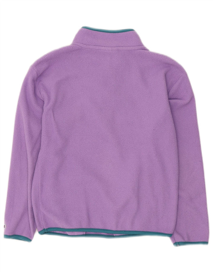 CHAMPION Jersey polar con cremallera y cuello para niña 10-11 años Poliéster morado medio