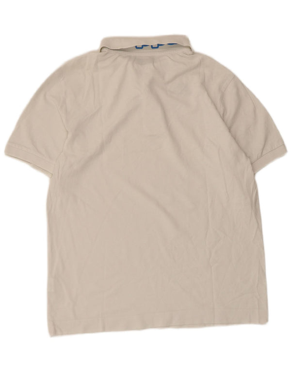 Polo Kappa Hombre Algodón Blanco Mediano