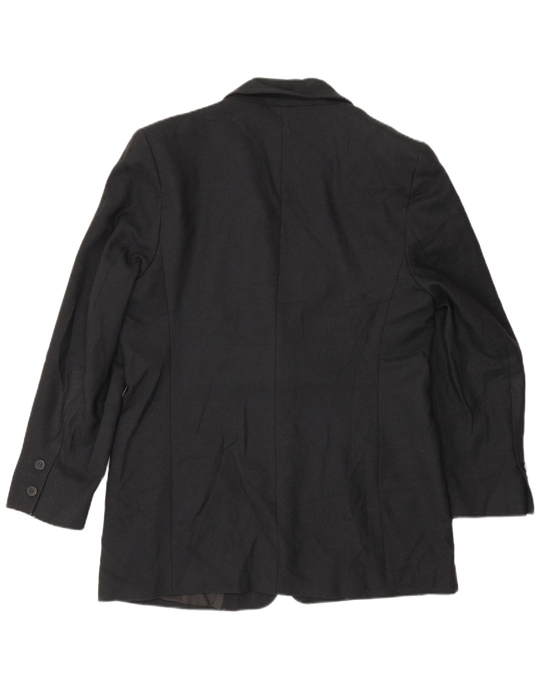 Marks & Spencer Chaqueta tipo blazer con 1 botón para mujer UK 46 Grande Lana negra