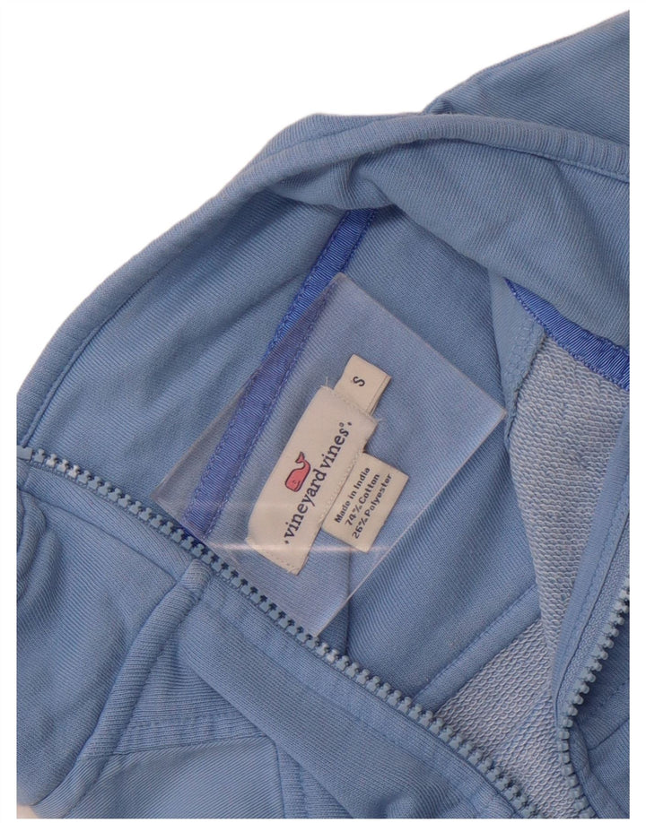 Vineyard Vines Sudadera extragrande con cuello y cremallera para mujer UK 10 Small Blue