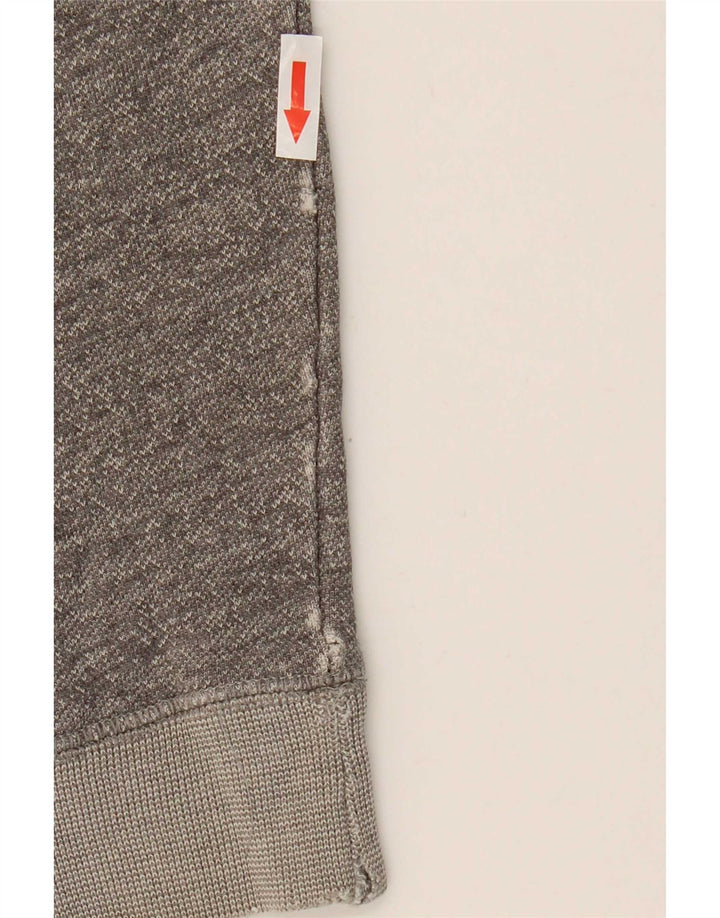 Jack Wills Sudadera para mujer Jumper UK 12 Algodón moteado gris medio