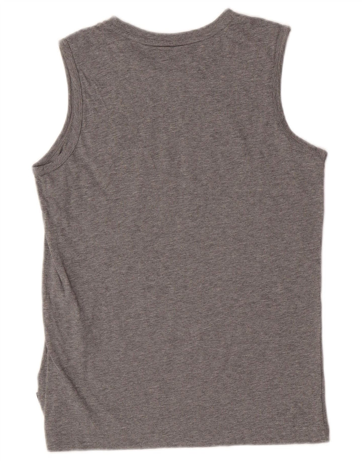 Puma Camiseta sin mangas gráfica para niños 13-14 años Gris moteado