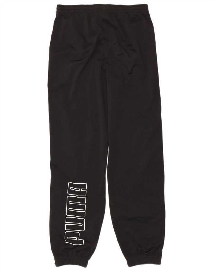 Puma Pantalón de chándal gráfico para niño Joggers 15-16 años Negro Poliéster