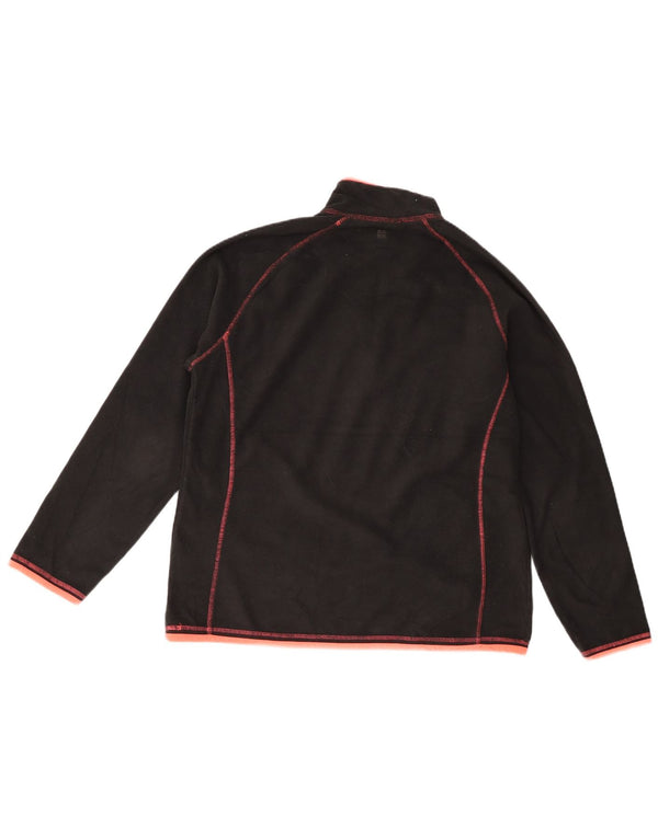 Jersey de forro polar con cuello y cremallera para mujer Mountain Warehouse UK 46 Grande Negro