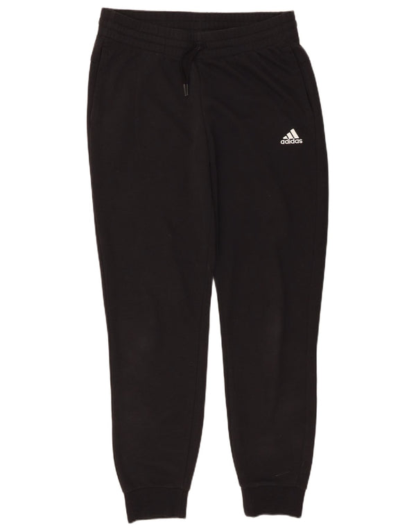 Adidas Mujer Graphic Chándal Pantalones Joggers UK 12/14 Mediano Negro