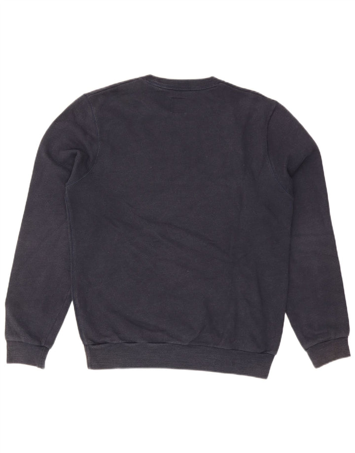 Jack Wills Hombre Sudadera Gráfica Jumper Medium Azul Marino Algodón