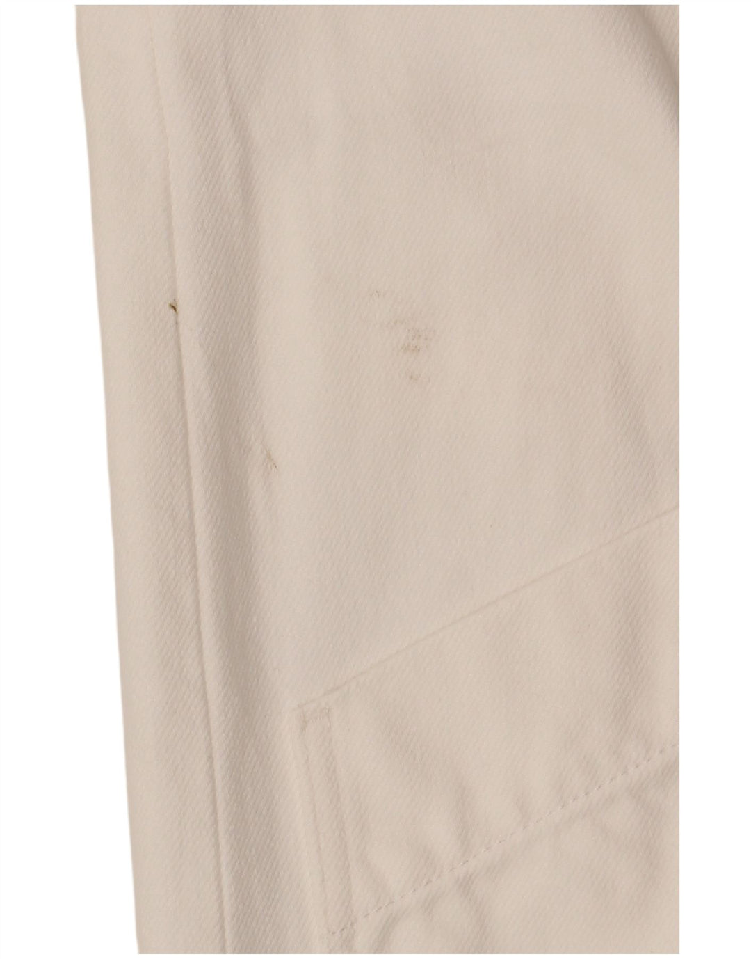Zara Mujer Falda Midi Vaquera Mediana W30 Algodón Blanco