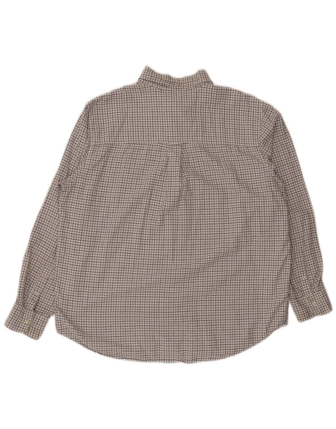 Chaps Camisa Regular Fit Hombre XL Algodón A Cuadros Blanco