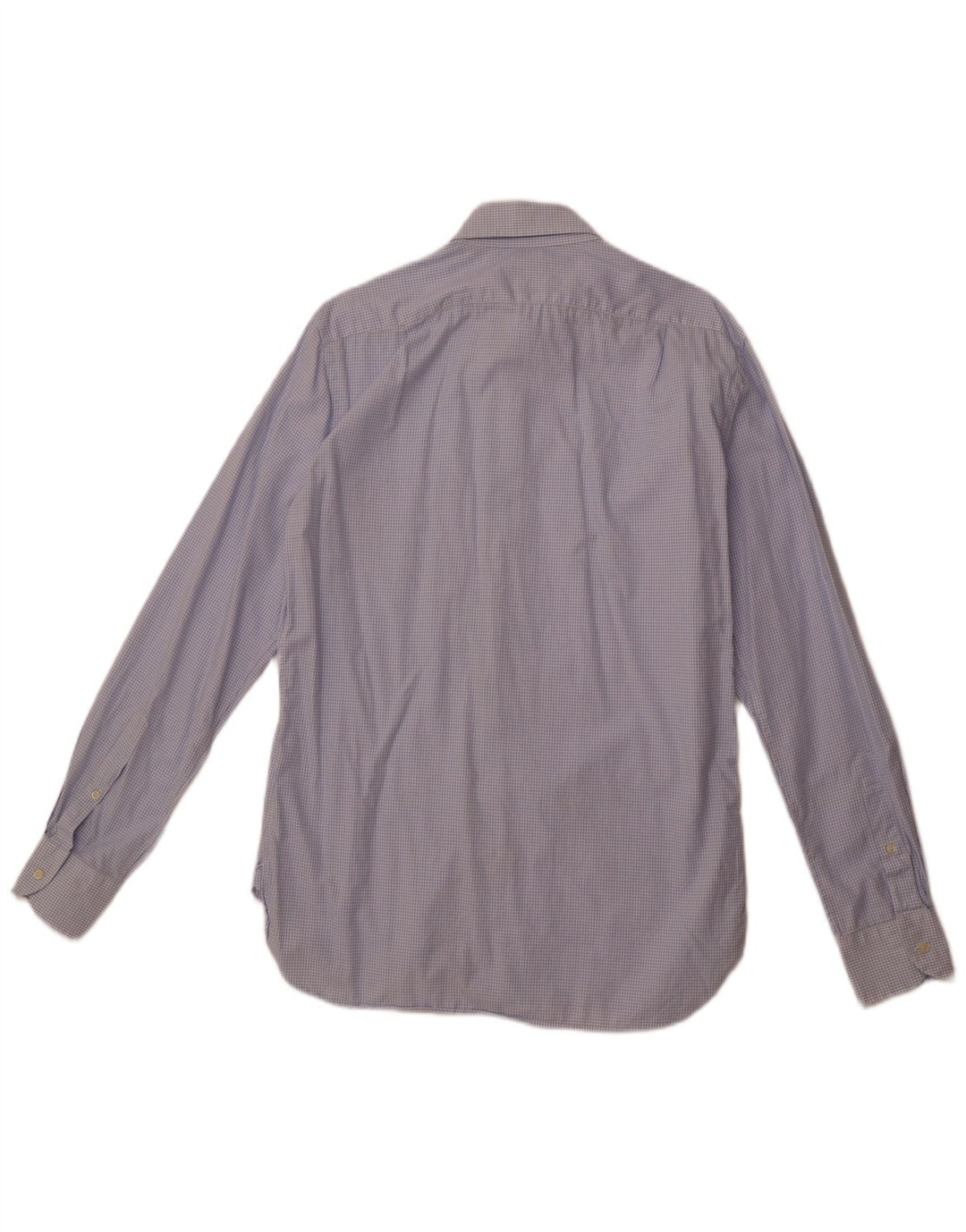 BOGGI Camisa entallada para hombre Talla 40 15 3/4 Mediana Cuadros azules