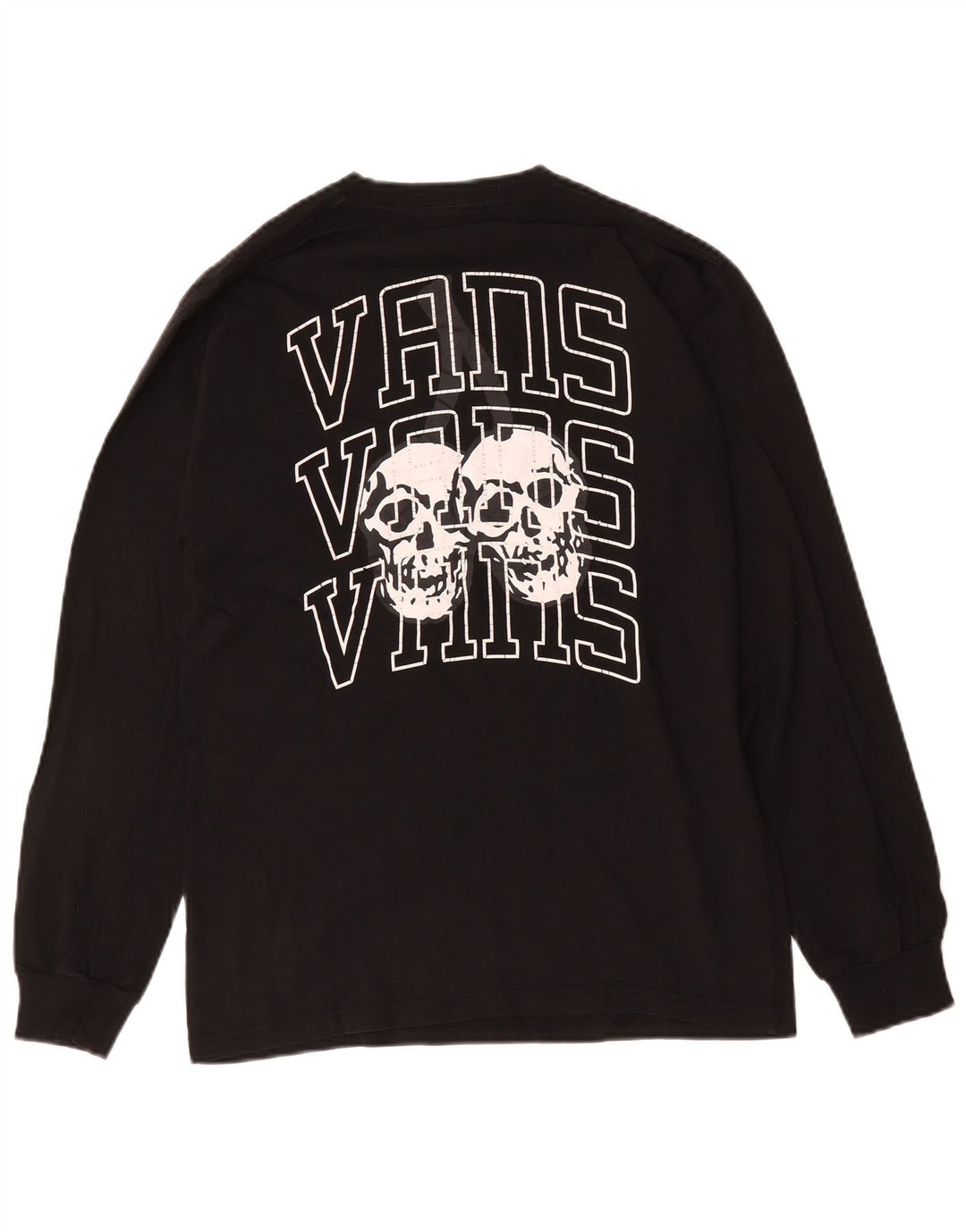 Vans Hombre Graphic Top Manga Larga Algodón Negro Mediano