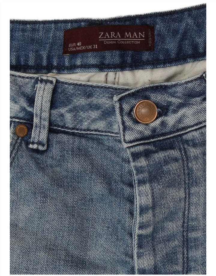 Zara Vaqueros pitillo para hombre EU 40 Medium W31 L28 Azul
