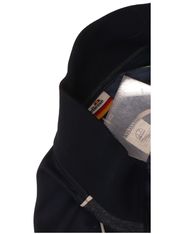 Ellesse Mens Chándal Top Jacket XS Azul Marino Colorblock Poliéster