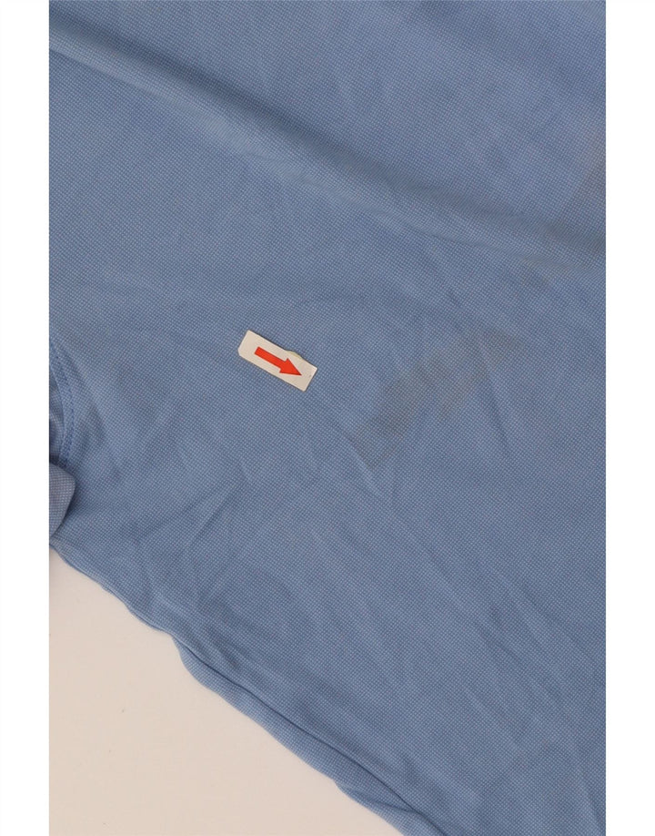 CALVIN KLEIN Polo para hombre grande azul algodón