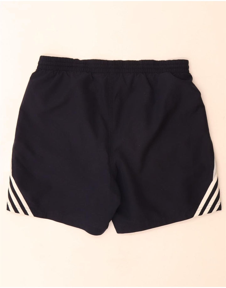 Adidas - Pantalones cortos deportivos para hombre, talla grande, color azul marino, poliéster