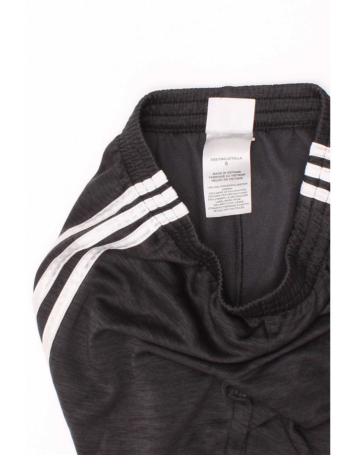 Adidas Pantalones de chándal para niño Joggers 5-6 años Gris Moteado Poliéster