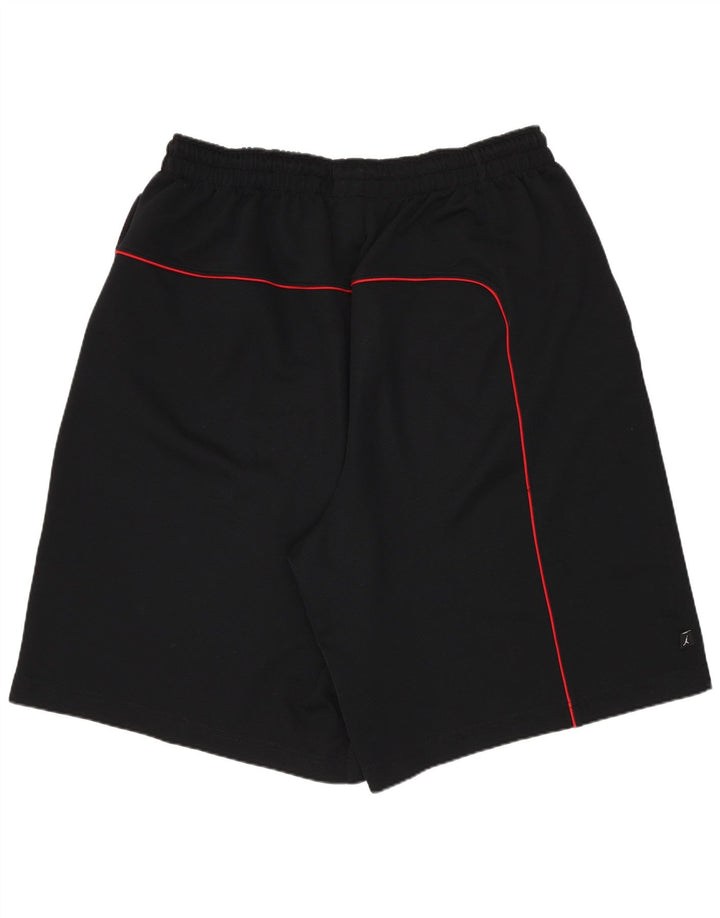 JORDAN Pantalones cortos deportivos para hombre XL Negro Poliéster