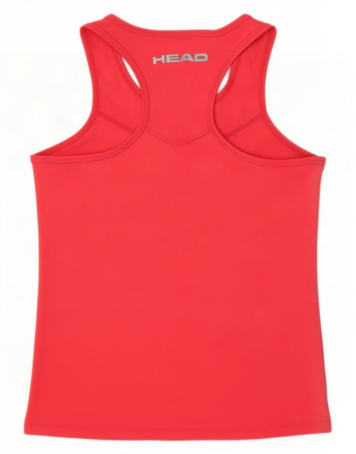 HEAD Camiseta sin mangas para mujer UK 8 Small Pink Poliéster