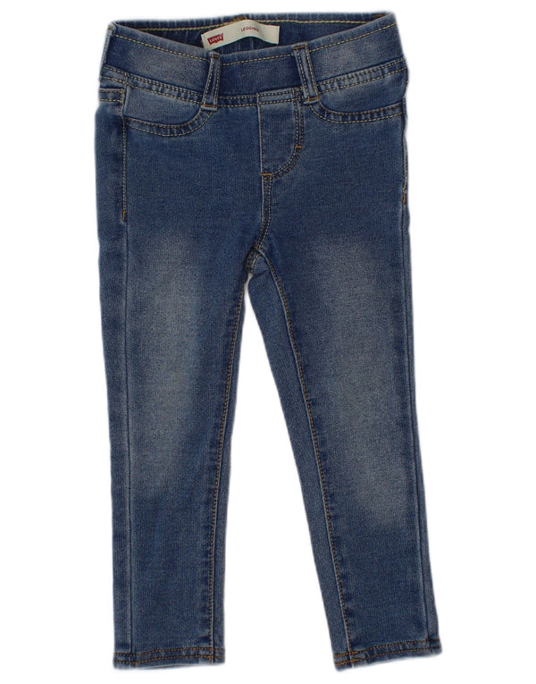 Levi's Jegging Skinny Jeans para bebé niña 18-24 meses W18 L13 Algodón azul
