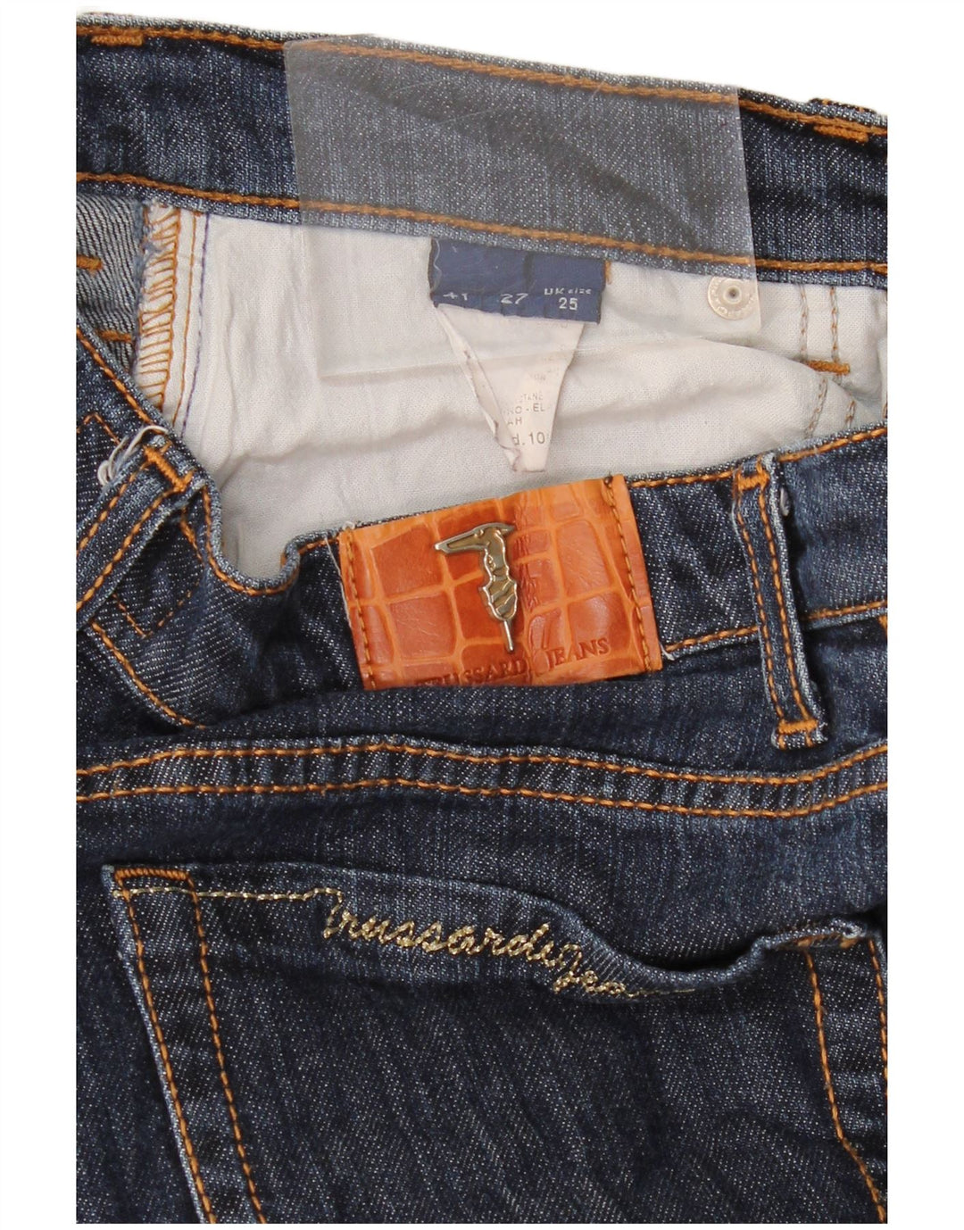 TRUSSARDI Vaqueros Rectos Mujer W25 L30 Azul Marino