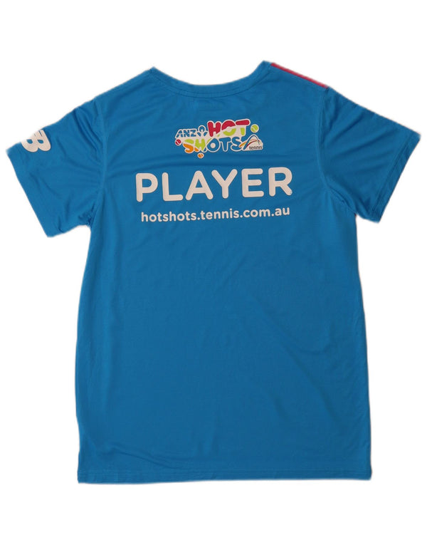 New Balance Camiseta gráfica para niño 15-16 años 2XL Azul Colorblock