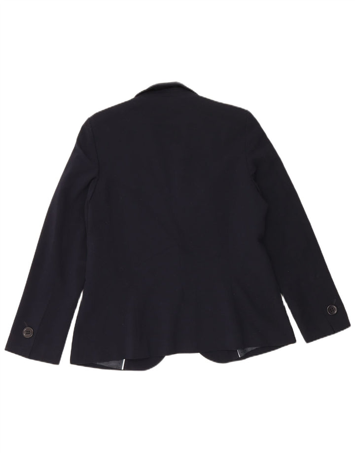 Marks & Spencer Chaqueta tipo blazer con 1 botón para mujer UK 46 Grande Azul marino