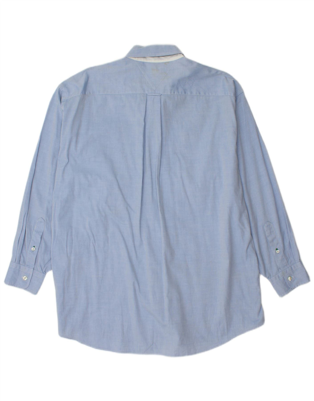 Camisa Tommy Hilfiger para hombre talla 16 algodón azul grande