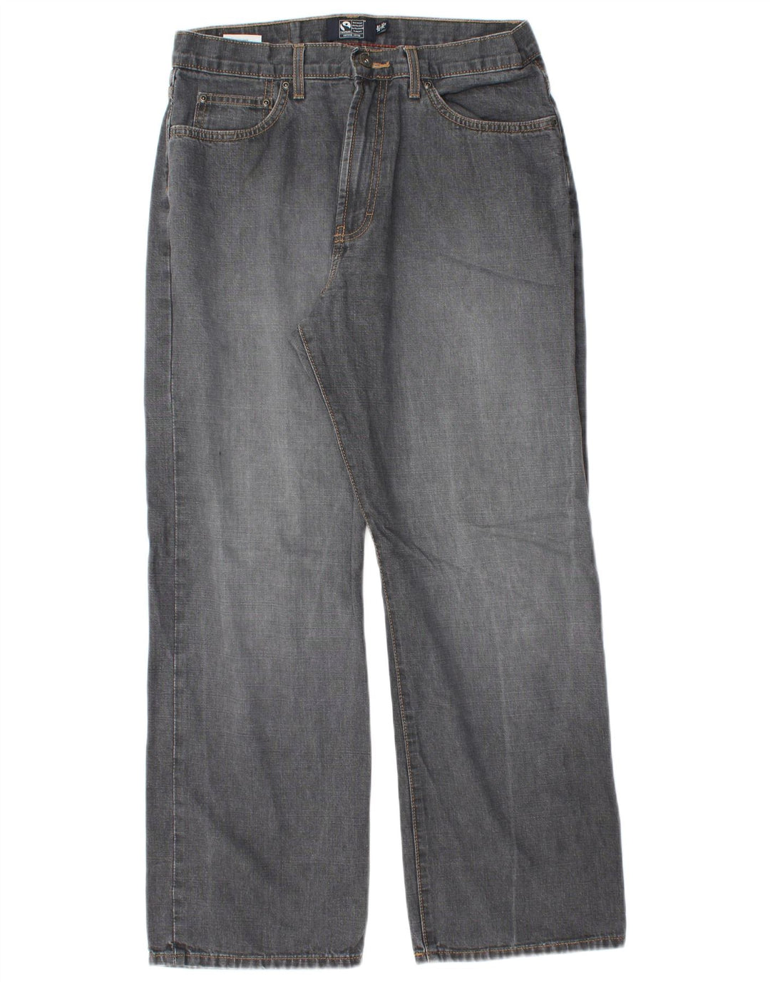 Marks & Spencer Jeans rectos azules Harbor para hombre W32 L29 Algodón gris