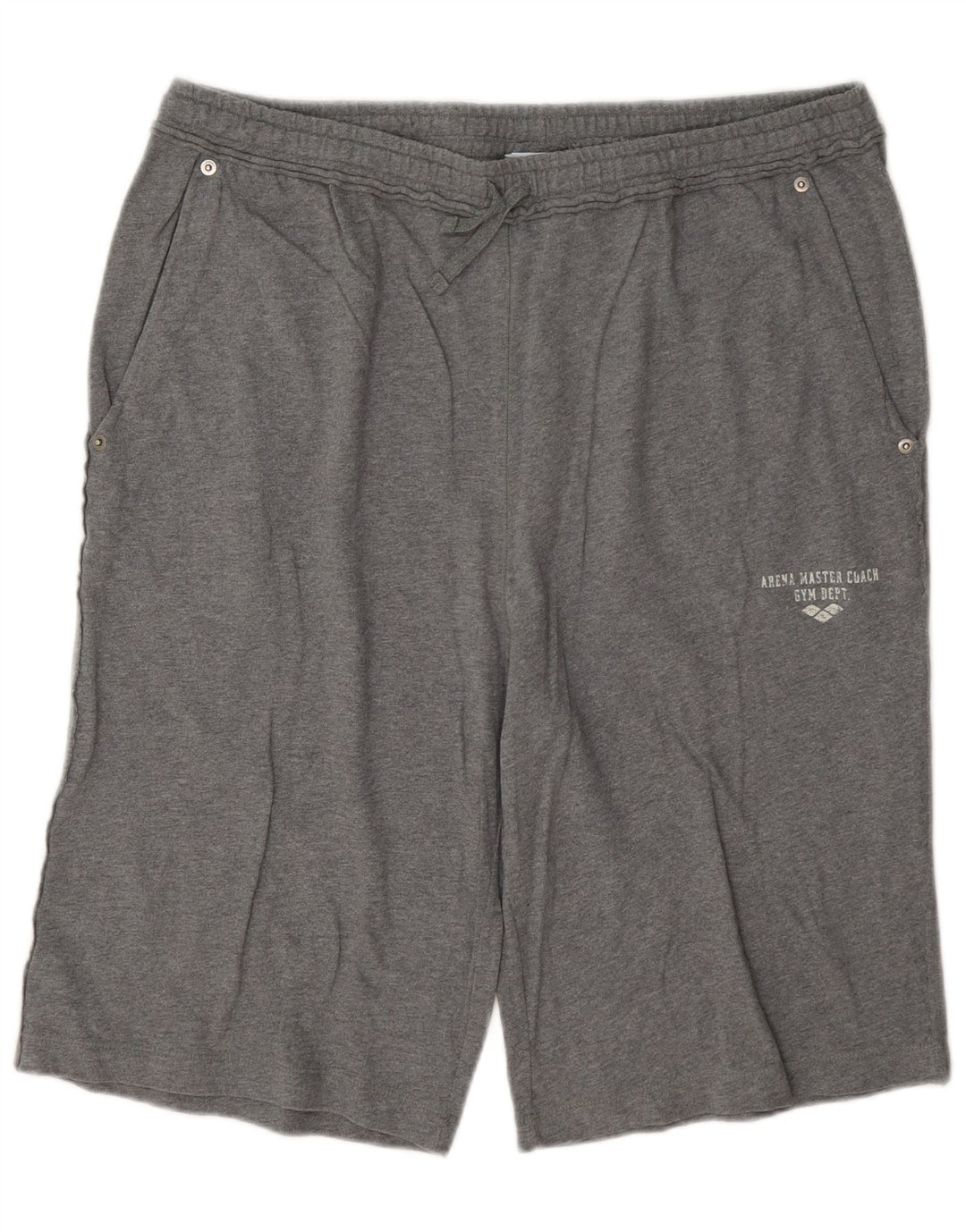 Arena Pantalones cortos deportivos para hombre 2XL Algodón gris