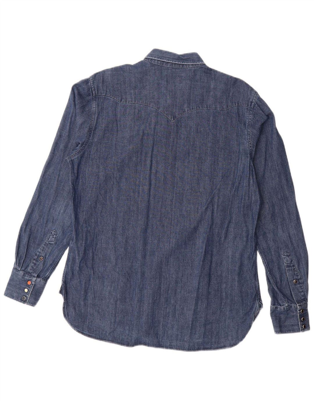 Bagutta Camisa Vaquera Para Hombre Azul Grande