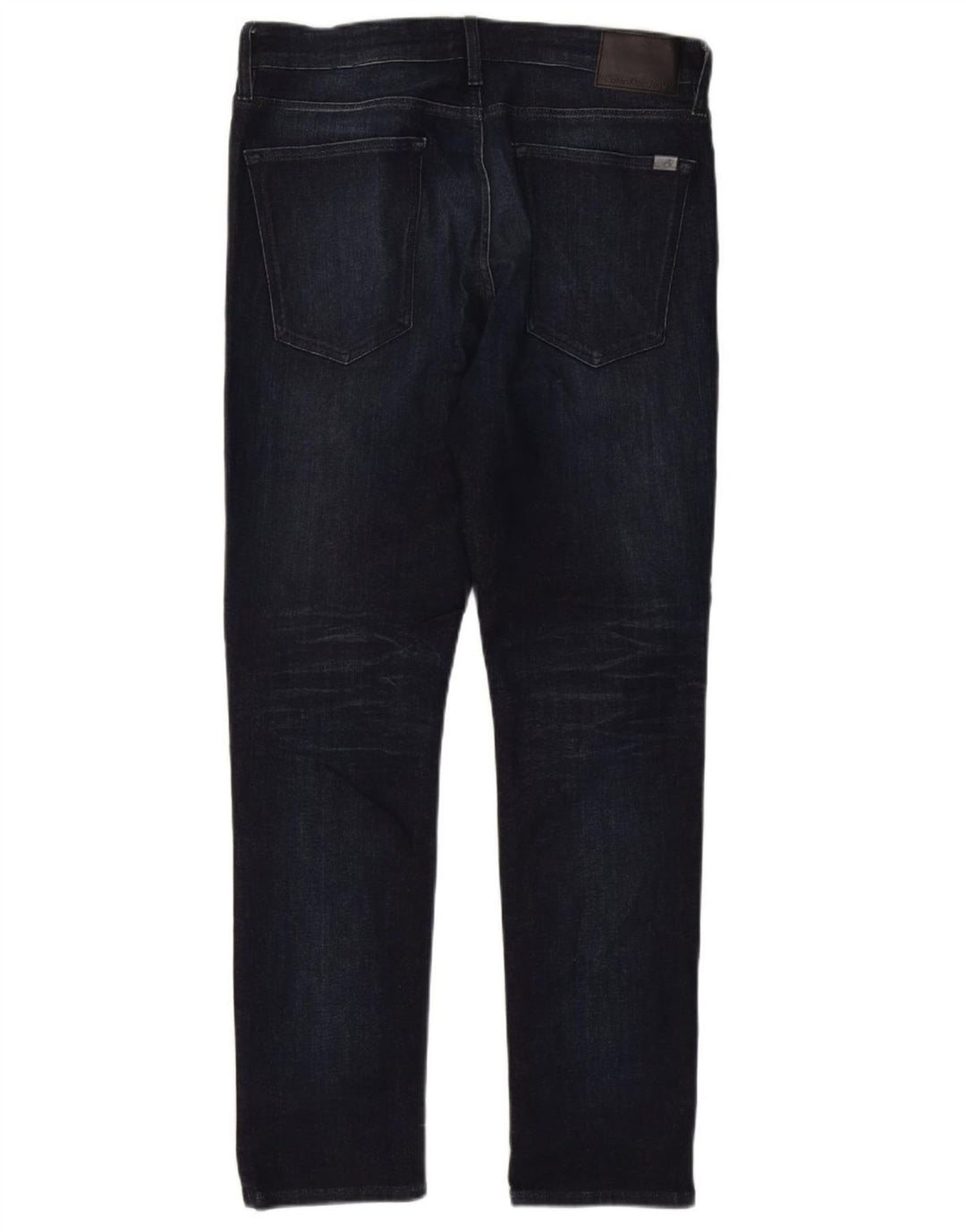 CALVIN KLEIN Vaqueros ajustados para hombre W33 L32 Algodón azul marino