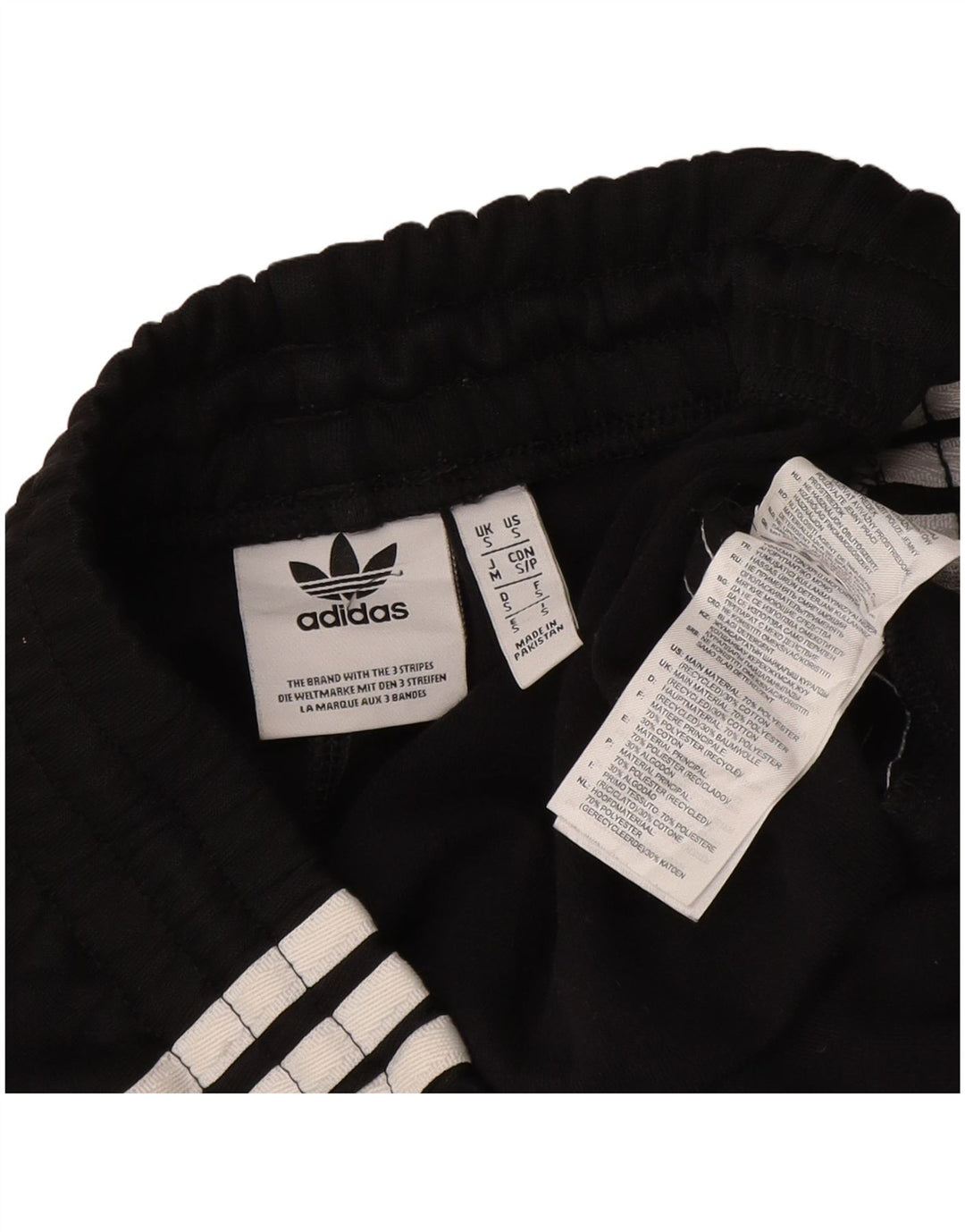 Adidas Hombre Pantalones De Chándal Joggers Small Negro Poliéster