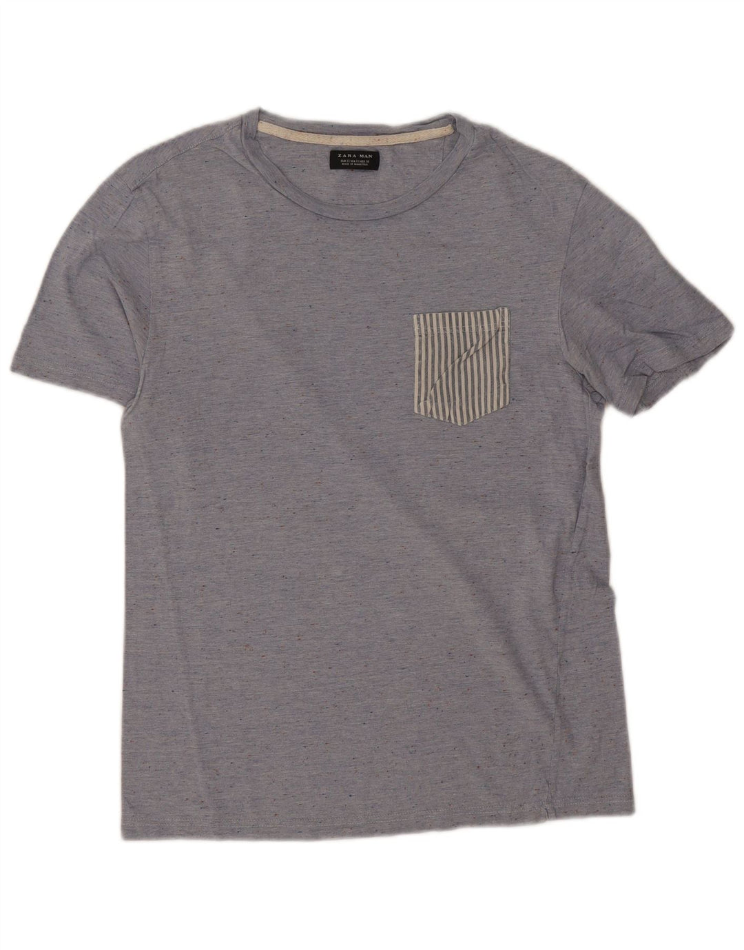 Zara Hombre Camiseta Top Small Azul Moteado
