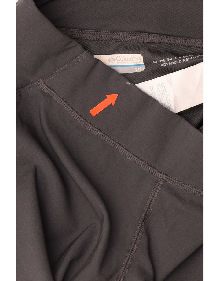 Columbia Pantalones cortos deportivos Omni-Shield para mujer UK 8 Small Gris Poliéster