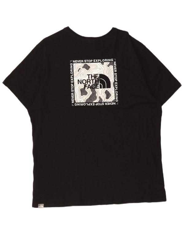 The North Face Camiseta gráfica para hombre Top XL Algodón negro