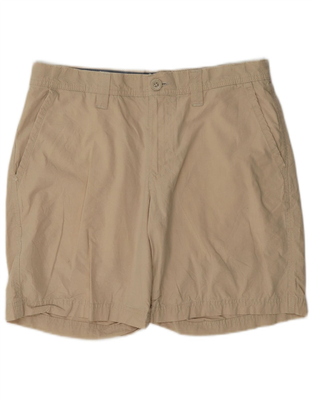 Pantalones cortos chinos Columbia W30 de algodón beige medio para hombre