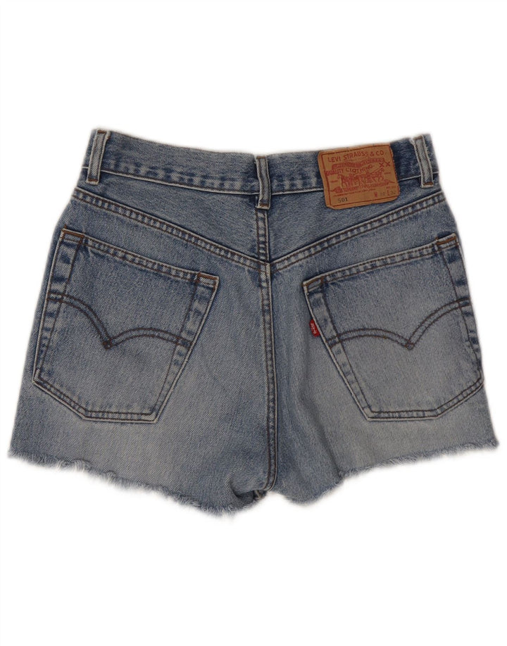 Levi's Mujer 501 Shorts Vaqueros W28 Azul Medio