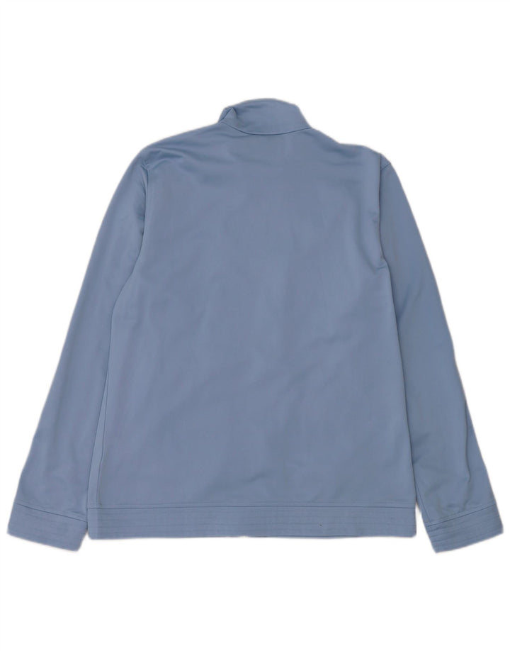 Diadora Chaqueta de chándal para mujer UK 44 Poliéster azul grande