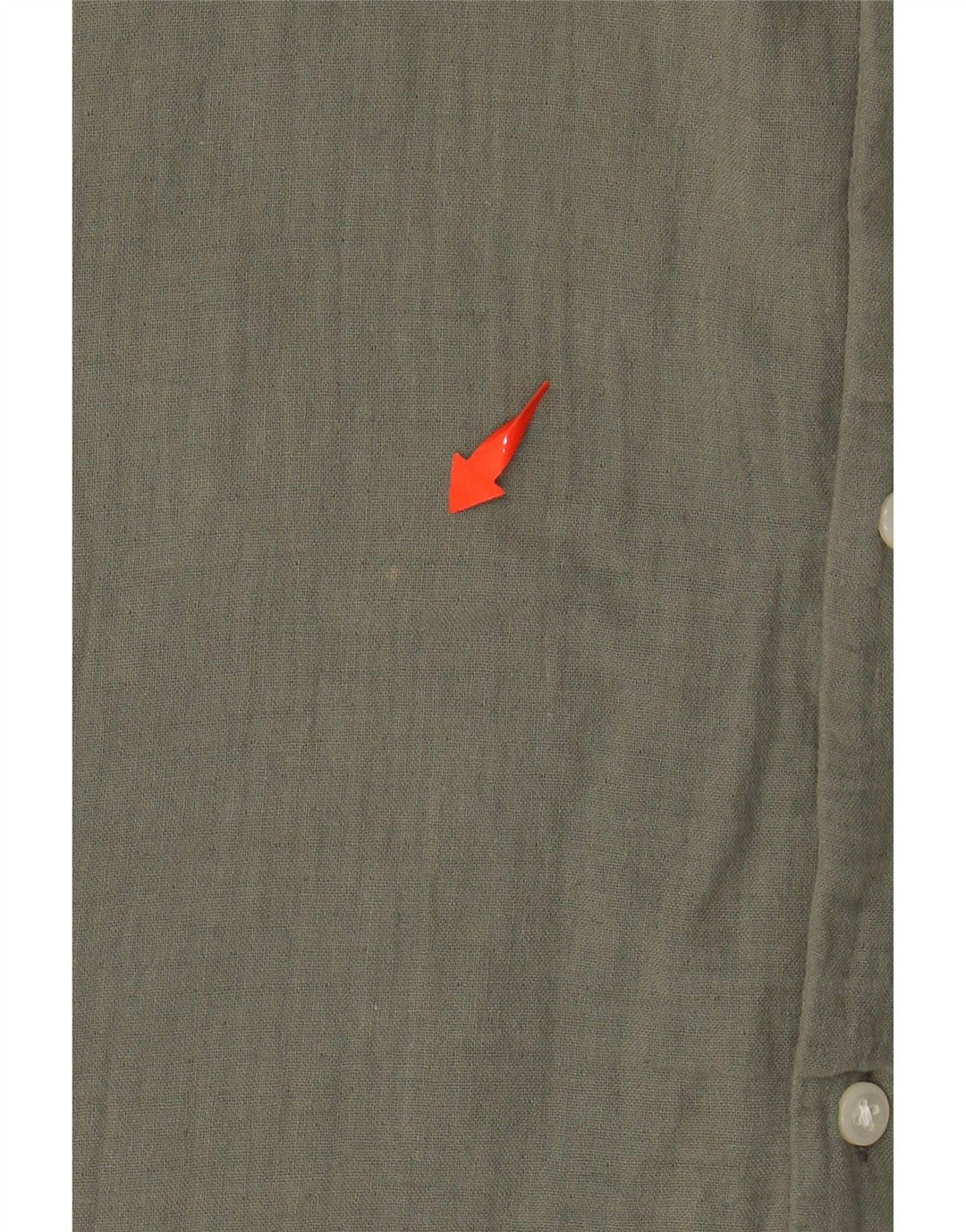 JACK & JONES Camisa de manga corta para hombre Large Khaki Cotton