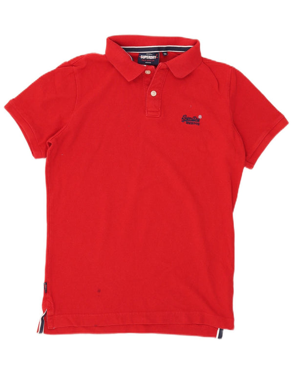 Polo Superdry Para Hombre De Algodón Rojo Medio