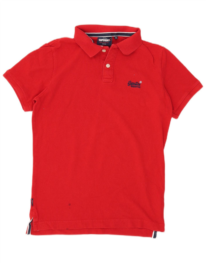 Polo Superdry Para Hombre De Algodón Rojo Medio