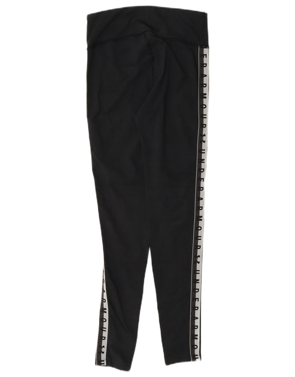 Under Armour Leggings Heat Gear Slim Fit para mujer UK 6 XS Bloque de color negro