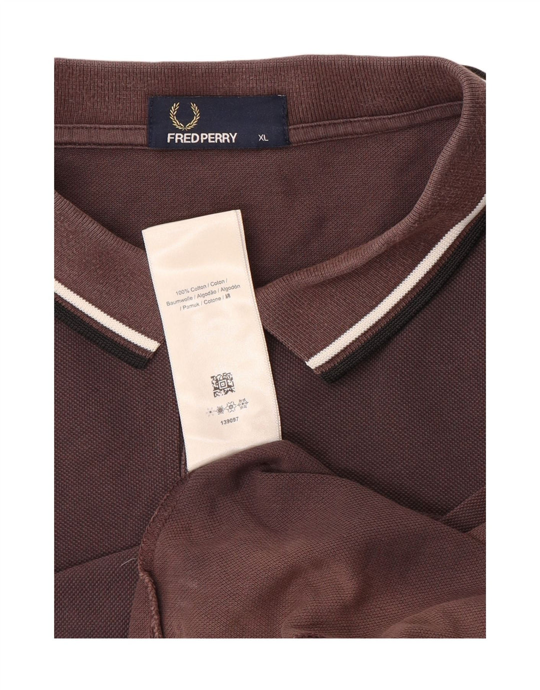 Fred Perry Polo Hombre XL Algodón Marrón