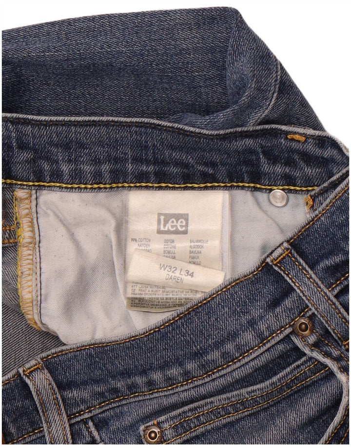 Lee Vaqueros Rectos Daren para Hombre W32 L34 Algodón Azul