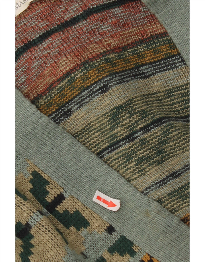 Marks & Spencer - Cárdigan para hombre, tamaño mediano, multicolor, Fair Isle