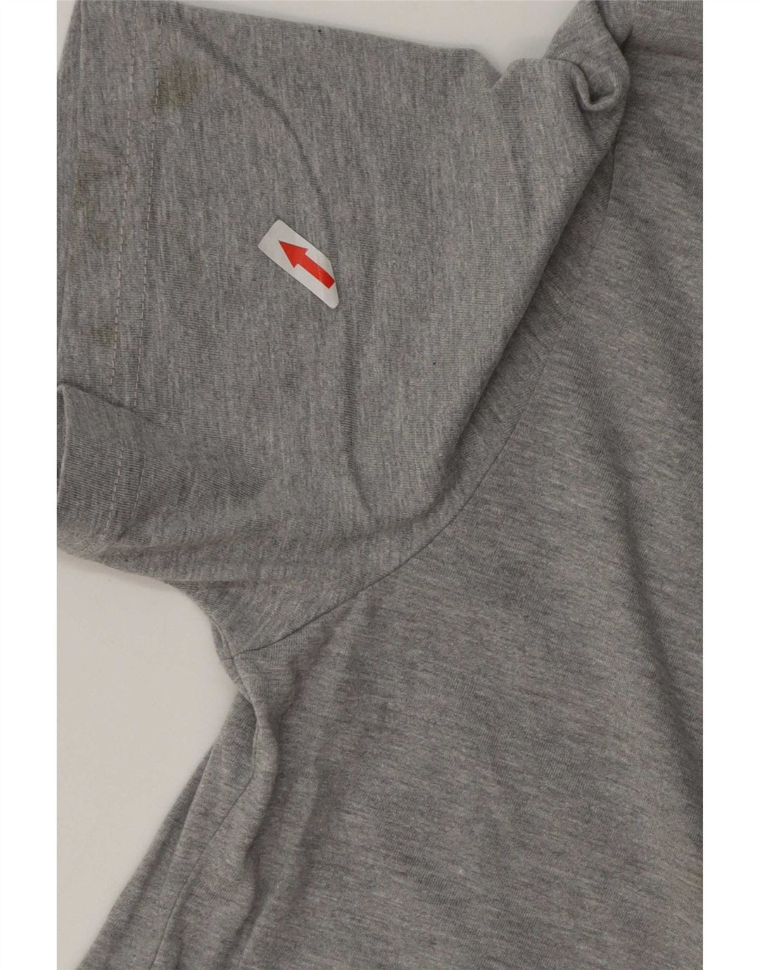Camiseta Nike de corte atlético para hombre, parte superior de algodón gris medio