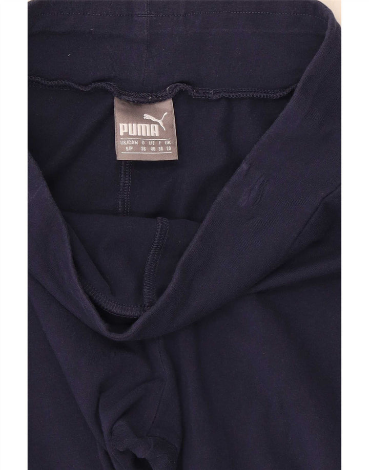 Puma Leggings gráficos para mujer UK 10 Small Azul marino