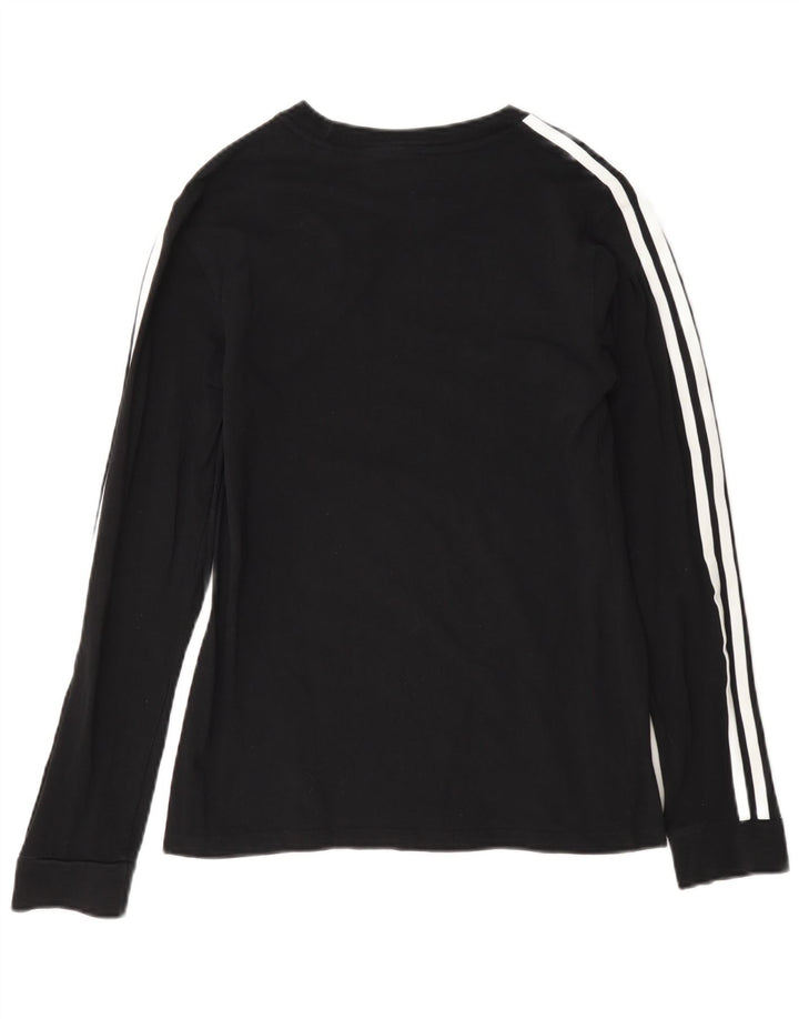 Adidas Mujer Top Manga Larga UK 8 Small Negro